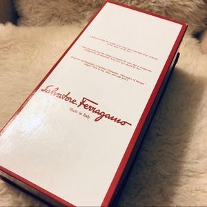Salvatore Ferragamo red shoe box